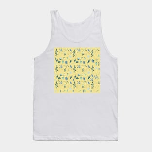 Simple Pattern 3 - Leaves V Tank Top